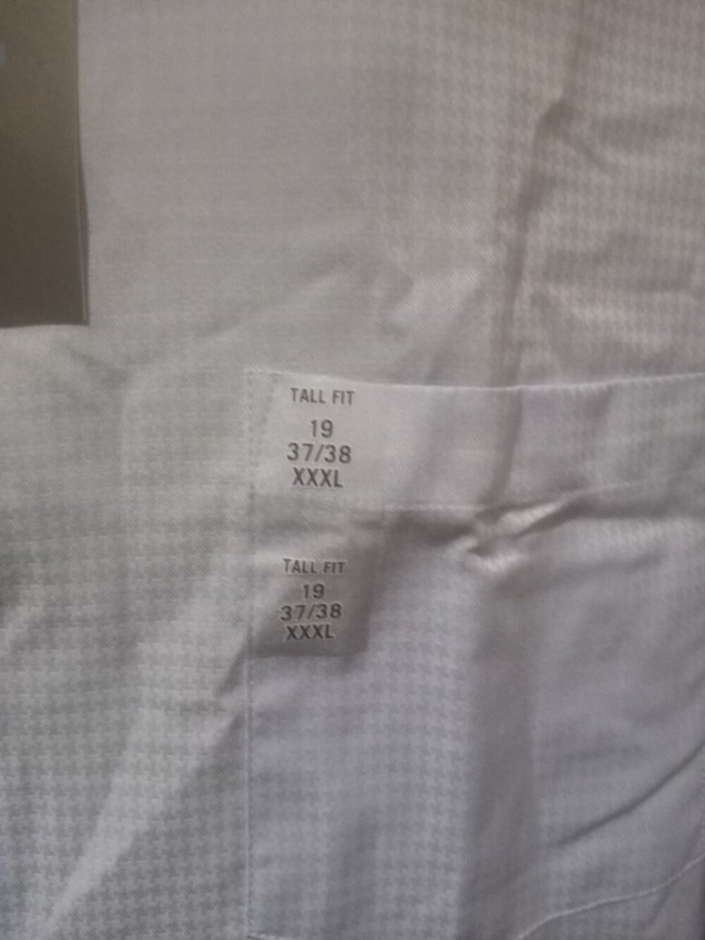 New Shaquille O'Neal XLG Tall Fit Blue Dress Shirt Men's (3XL) 19 37/38 NWT - Picture 4 of 14